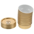 thumbnail image 1 of FOMIYES 12Ud Vacías De Aluminio Dorado Con Para Guardar Snacks Y Café, 1 of 8