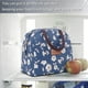 thumbnail image 5 of Bolsa de almuerzo para mujeres y hombres con aislamiento para adultos, bolsa de mano reutilizable para el trabajo, picnic, escuela o viajes (Gloria de la mañana), 5 of 5