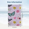 thumbnail image 4 of Butterfly Large Beach Towel - Plush Thick Cotton Pool Towel, Adult Beach Towels, 4 of 16