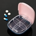 thumbnail image 5 of MEROTABLE 4 Grid Waterproof Medicine Pill Box For Storage Travel Pill Case Vitamins Container Plastic Box Capsules Organizer For Tablets, 5 of 6