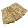 thumbnail image 4 of Estera de cama tejida de hierba, 5 piezas Estera de hierba de conejo Estera de hierba de conejito Nido de cama de conejito Diseño exquisito Jadeshay A, 4 of 8