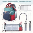 thumbnail image 4 of Mochila JOYCE, bolsa de pañales con cambiador, tamaño grande, 4 of 8