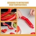 thumbnail image 3 of LEEYNEER Plastic Sausage Casing For Household Sausage Making Inedible And Food Safe Sausage Casing Suitable For Homemade Ham And Hot Dogs, 3 of 8