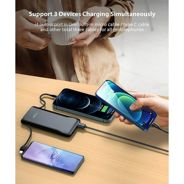 Chargeur Externe Batterie Power Bank & iPhone Mobile USB C Adaptateurs  Cable