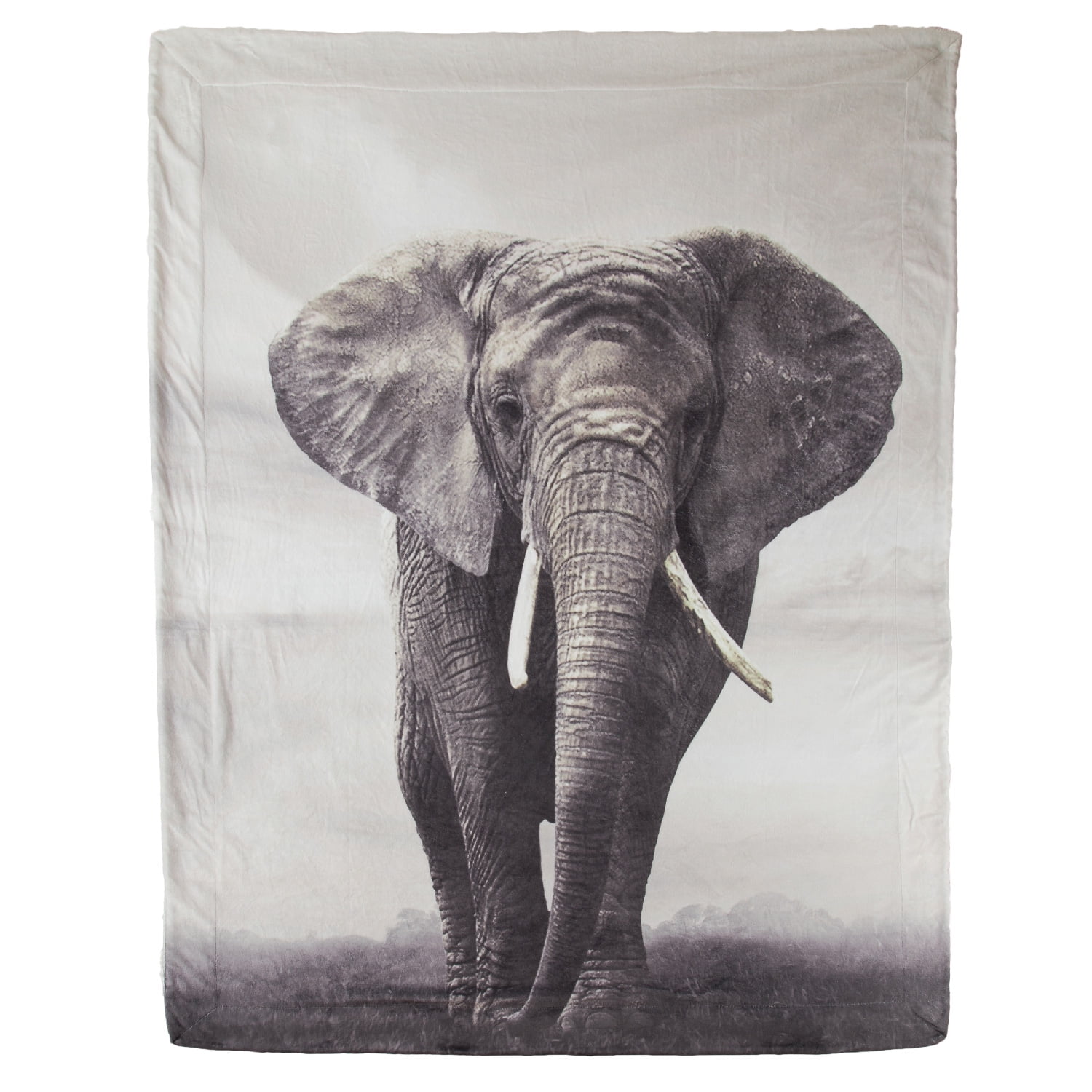 Bedsure Elephant Sherpa Throw Blanket Animal Bed Blanket 50x60 Reversible Throw Fuzzy Soft Microfiber Blanket Walmart Com Walmart Com