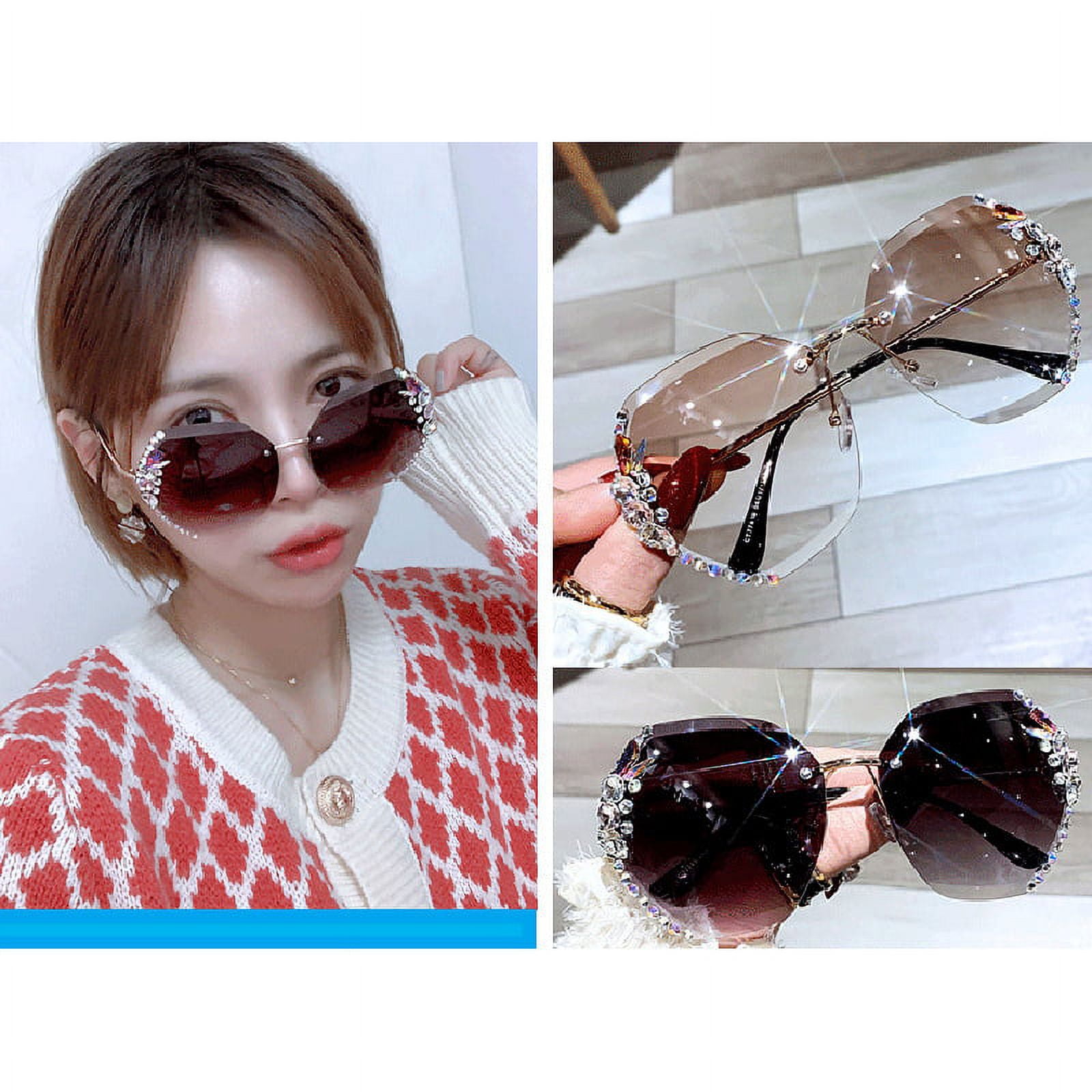 1 PC women Square frame pink sunglasses Stylish glasses Clothing  Accessories UV Protection for Daily Life or summer travel