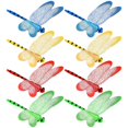 thumbnail image 2 of 8pcs Fridge Magnets 3D Dragonfly Refrigerator Magnets PVC Whiteboard Magnets, 2 of 3