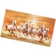 thumbnail image 2 of 7 caballos corriendo, decoración de pared, obra de arte, adorno paisajístico decorativo, estilo sin marco 20cmx40cm, 2 of 9