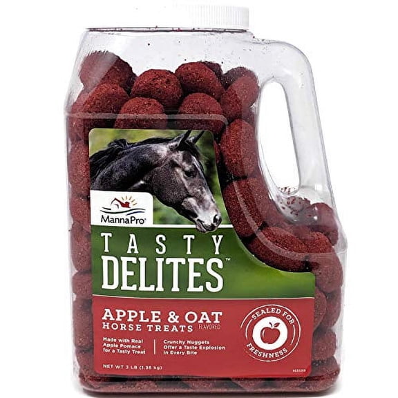 Manna Pro Tasty Delites Apple and Oat Treats 3lb