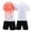 H, variant on Zshosam Baby Boy'S Clothing Baby Toddler Boy Clothes Striped Button Down Shirt Tops Elastic Waist Shorts Infant Boys Summer Outfits 2PCS Sets Size 7T 8T,(B 7-8 Years)