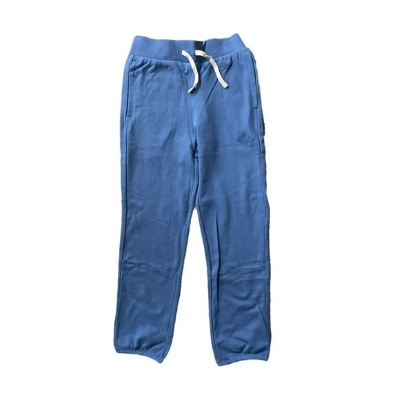 GAP Boy's French Terry Lined Elastic Waistband Jogger Pant (Blue, 4/5)