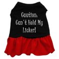 thumbnail image 2 of Can't Hold My Licker Screen Print Dress Black With Light Pink Xl (16), 2 of 2