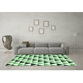 thumbnail image 3 of Ahgly Company Indoor Square Abstract Emerald Green Contemporary Area Rugs, 5' Square, 3 of 4