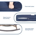 thumbnail image 4 of Socialcomfy Rattan Outdoor UV-Resistant Rocking Chair, Navy Blue (Set of 2), 4 of 7