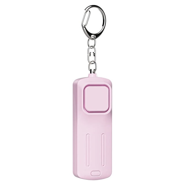 Seitruly Alarmas de emergencia para personas mayores con luz, alertas de autodefensa portátiles, llavero, sistemas de alarma de seguridad, Electrónica Rosado