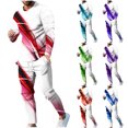 thumbnail image 1 of UVEASISHA Ensemble de Survêtement Imprimé 3D pour Hommes, Ensemble d'Entraînement à Manches Longues Décontracté Col Rond Chandail Pantalon de Survêtement à Cordon Ensembles Jogging Automne 2025 Vêtements de Sport Soldes Aujourd'hui, 1 of 8