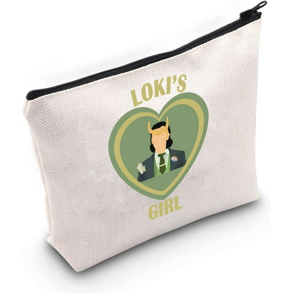 TV Show Inspired Super Hero Zipper Pouch Mythology Gift Travel Makeup Bag for Women Girls Friends