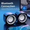 thumbnail image 3 of Altavoces para PC, Minialtavoces con Bluetooth, Compatibles con Conexión por Cable para PC, Portátil y Tableta., 3 of 5