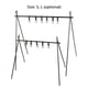 thumbnail image 4 of Estante de camping ShineTrip Estante para tienda al aire libre Camping Aleación de aluminio Estante ligero Triángulos portátiles Perchero plegable Perchero de viaje, 4 of 7