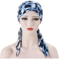 thumbnail image 2 of Qhome Womens Rhinestone Head Scarf Head Wrap Chemo Cap Spandex Bandana Du Rag, 2 of 7