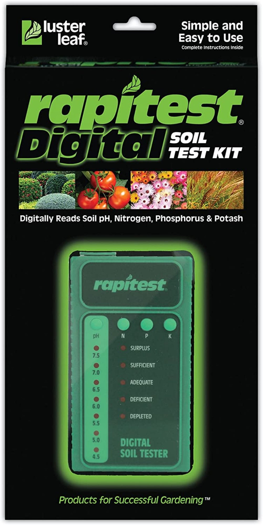 Phosporous NEW #1601 Nitrogen Soil Test Kit Rapitest Soil Tester  Test PH 