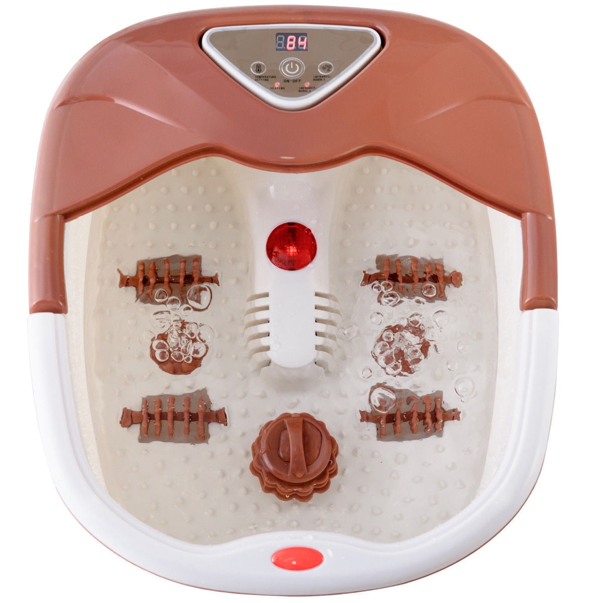 Costway Foot Spa Bath Massager LCD Display Temperature Control Heat