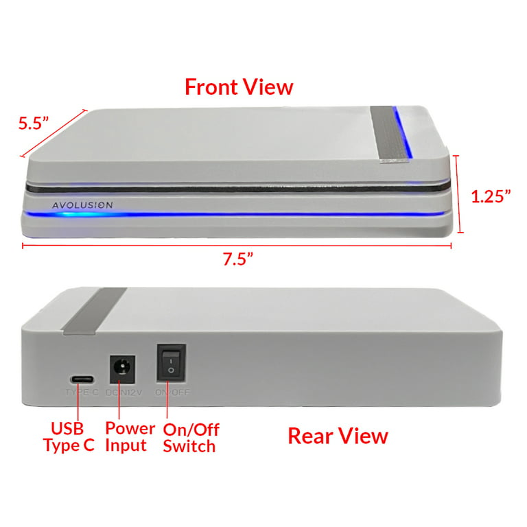 Avolusion HDDGEAR PRO X Disque dur externe de jeu USB 3.0 pour console de  jeu PS5 8 To : : Informatique