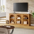 thumbnail image 6 of Tribesigns 63-inch Console Table, Farmhouse Entryway Table with 3-Tier Shelf, Wooden Sofa Console Behind Couch for Entrance, Hallway, Natural Brown, 6 of 8