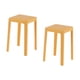 thumbnail image 4 of 2 piezas de mini silla para casa de muñecas 1/6, accesorios de decoración para casa de muñecas, taburete alto Amarillo, 4 of 9