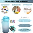 thumbnail image 4 of OLDLEY Kids Water Bottle 12oz with 2 Lids & Straw, Leak-Proof Tritan Plastic Bottle for School, Toddler Girls & Boys, 4 of 8