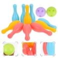 thumbnail image 1 of 1 Set Toss Sports Toy Bowling Game for Parent Child Interactive Play Random Color, 1 of 8