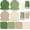 Nude Green, variant on 244Pcs Nude Sage Green Tableware Set Serves 48 4 Colors Disposable Dinnerware 48 9" Plates 48 7" Plate 48 9oz Cups 100 Napkins for Wedding Birthday Party Supplies