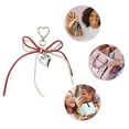 thumbnail image 3 of Unique Bargains 1 Pc Handbag Charms Keychains PU Bow Bag Accessories White Red, 3 of 5