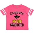 thumbnail image 3 of Inktastic Congrats My Dad Graduated with Cap Boys or Girls Toddler T-Shirt, 3 of 5
