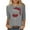 Gray, variant on DeHolifer T-Shirts for Women Red Wine Glass 3/4 Sleeve Christmas Pullover Xmas Santa Hat Graphic Blouse T-Shirts Tops Wine M