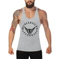 thumbnail image 1 of RATTOYY Mens Tank Top Beach Workout Stringer Fitness Performance Muscle Gym Training Bodybuilding Outdoor Basic Versatile Sleeveless Tops, 1 of 5