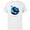 White, variant on Avatar Pandora Creature Mountain Banshee in Night Sky - Short Sleeve Cotton T-Shirt for Adults - Customized-Natural
