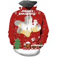 thumbnail image 4 of Sudadera con capucha para hombre con estampado 3D de Papá Noel, de otoño e invierno, cálida y moderna, informal, para uso diario, 4 of 4