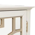 thumbnail image 4 of Traditional Mirrored Door Chest with Champagne Gold Overlays, 4 of 10