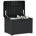 thumbnail image 2 of vidaXL Garden Storage Box Anthracite 125 L PP, 2 of 5