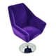 thumbnail image 2 of 12 Silla Sillón Sala de Estar Decoración de Oficina Muebles Púrpura Zulema sillas de casa de muñecas, 2 of 8