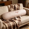 thumbnail image 5 of Ice Silk Long Cushion for Support and Comfort - Cooling Body Pillow for Waist, Back & Legs - High-Resilience Stuffing, Breathable Fabric, Perfect for Home, Sofa & Dorm Use Pink, 5 of 7