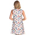 thumbnail image 2 of Bixox 4th Of July1 Print Women's Sleeveless A-Line Dress with Pockets, Casual Knee-Length Tank Dress for Summer-3X-Large, 2 of 7