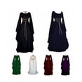 thumbnail image 1 of Halloween Renacimiento Medieval Mujeres Maxi Vestido Gótico Cosplay Ropa,L ZefeiWu 8390611213008, 1 of 1
