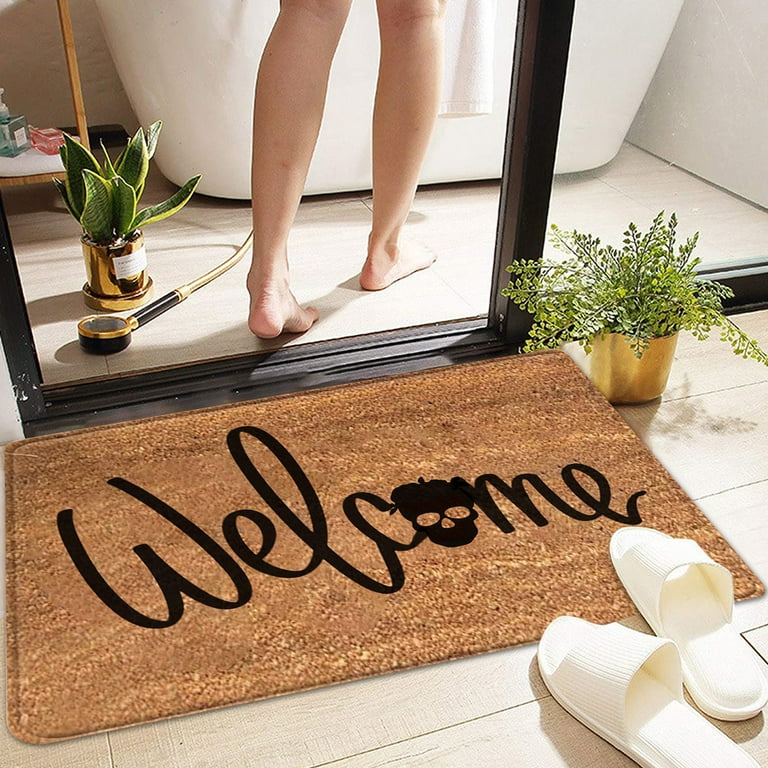 EARTHALL Funny Welcome Mats, Front Door Mat for Outside Entry, Doormat  Outdoor/Indoor Entrance, Rugs Entryway Indoor, Outdoor Home Porch Decor