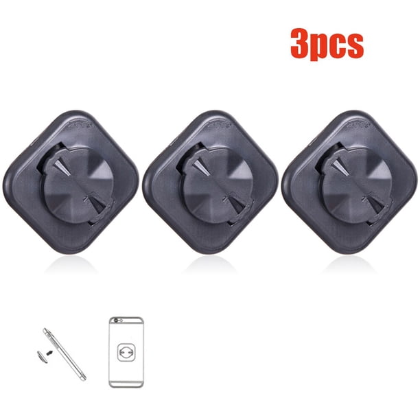 Bicicleta bicicleta teléfono móvil pegatina montaje teléfono soporte fuerte adhesivo soporte botón trasero pegar adaptador para GARMIN Tan Jianjun unisex