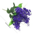 thumbnail image 5 of Realistic Artificial Flower Vivid Decorative Non-fading No Withering Aesthetic Floral Arrangement Fake Hyacinth Wedding Decor, 5 of 6