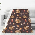 thumbnail image 2 of Ramen and Sushi Blanket 50''''x40'''' Ramen Decor Just a Girl Who Loves Japanese Food Blanket Fleece Ramen Lover Gifts Soft Cozy Flannel for Couch Sofa All Season for Adults Kids Poster Decoration, 2 of 6