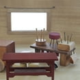 thumbnail image 3 of KHBUAB Miniature Furniture Set 2Pcs Tiny Furniture Dollhouse Accessories And Furniture In 4.52X1.77X1.77in, 3 of 8