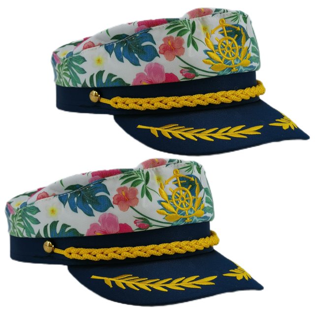 Captain Hat IFJJ - Gorro de almirante ajustable para hombre y mujer, color rosa